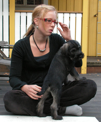 Caroline and Mr Red