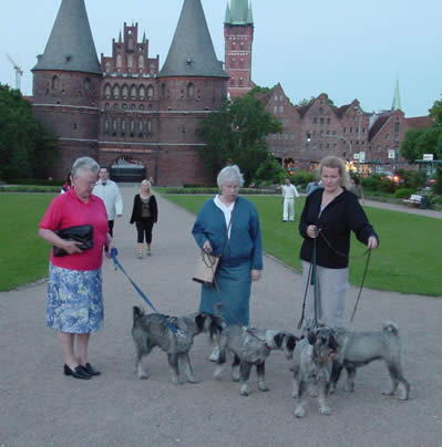 Martha, Birgitta and Gunilla in Lubeck